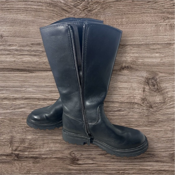 Art Classics Black Knee-High Leather Boots size 4 - Picture 4 of 4